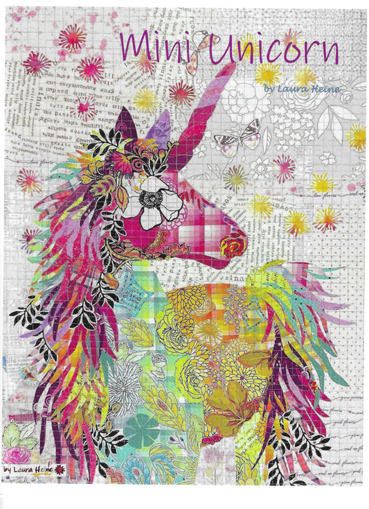 Mini Unicorn | Laura Heine | Collage Quilting Pattern