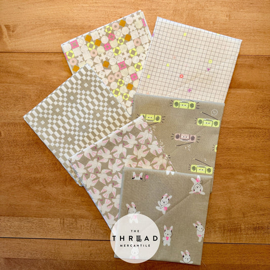 Ruby Star Society LoFi Linens FQ Bundle - the KHAKI Colorway / Low Volume