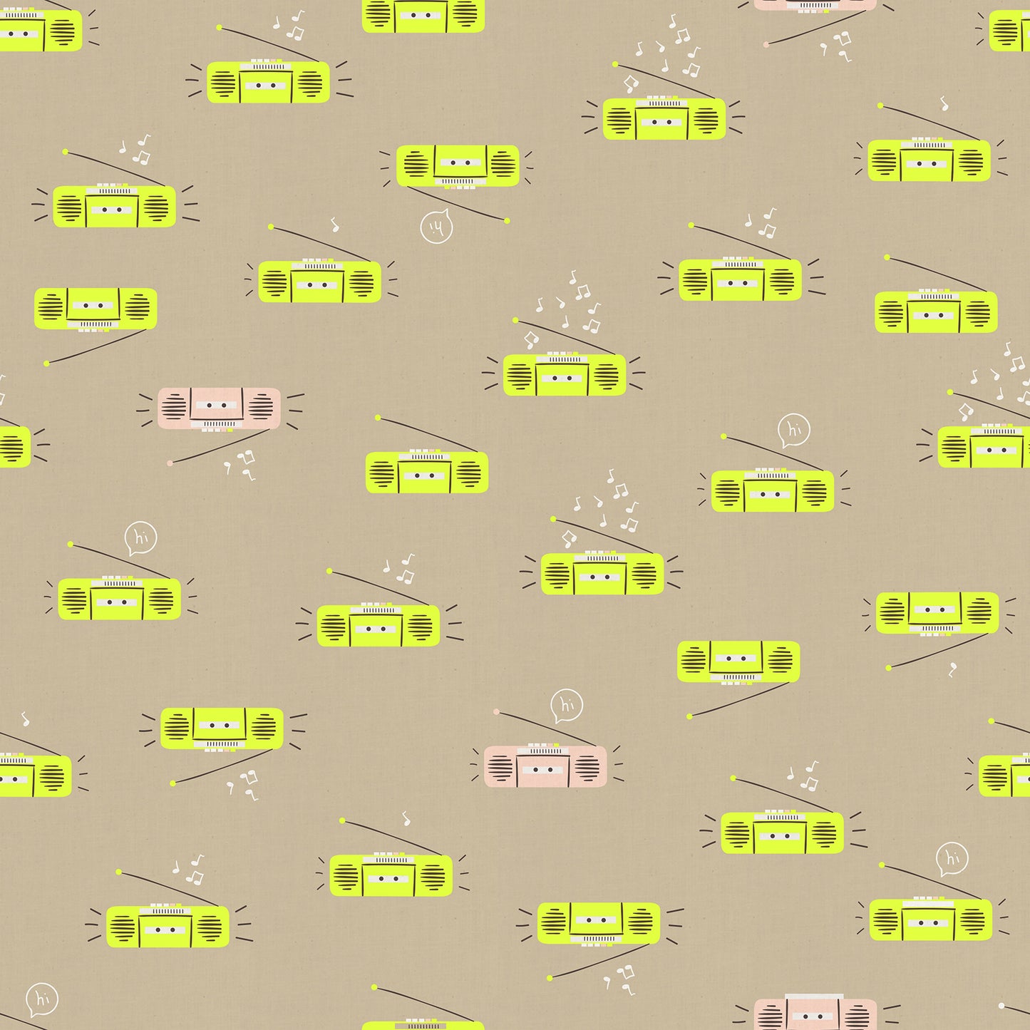 PRE-ORDER: AUG 2026 Release! Ruby Star Society "LoFi" Linens - Boom in KHAKI / Sold in Half-Yard Increments