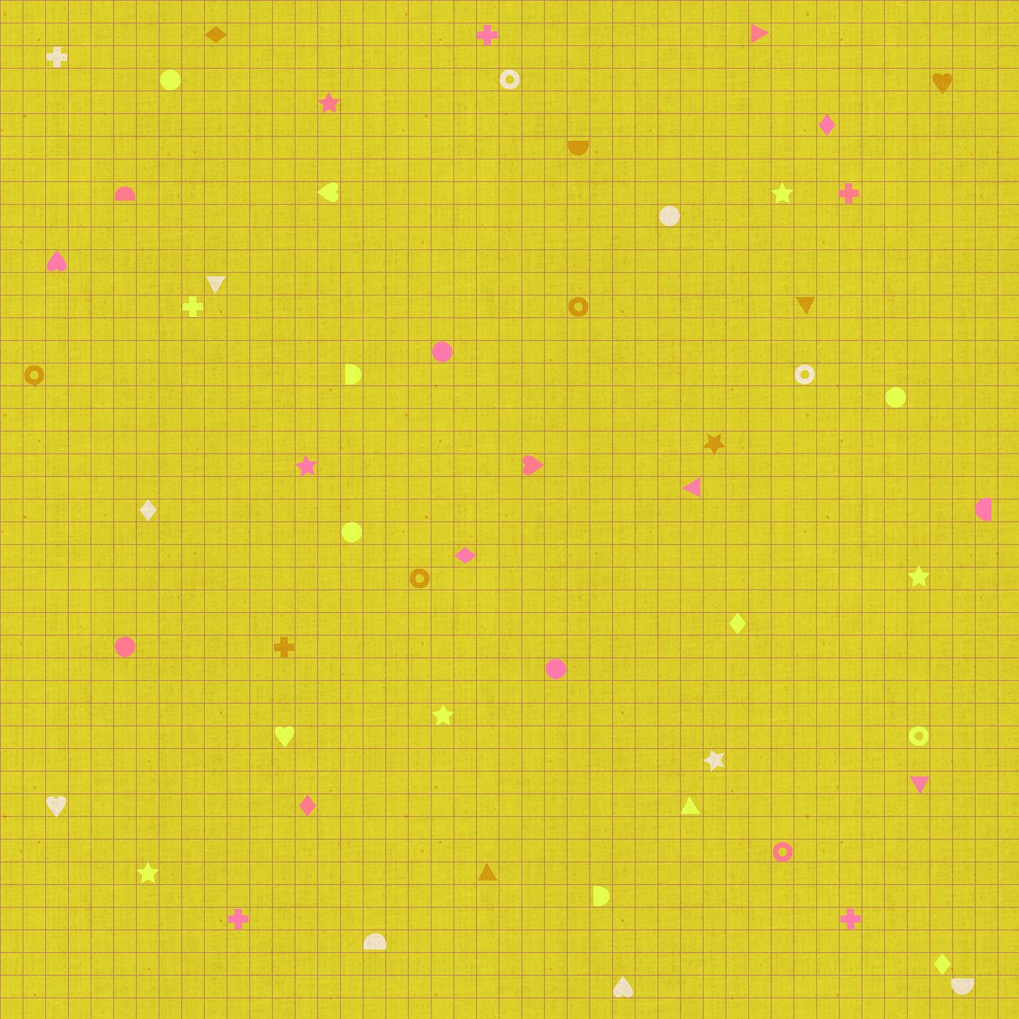 PRE-ORDER: AUG 2026 Release! Ruby Star Society "LoFi" Linens - Power Grid in CITRON / Sold in Half-Yard Increments