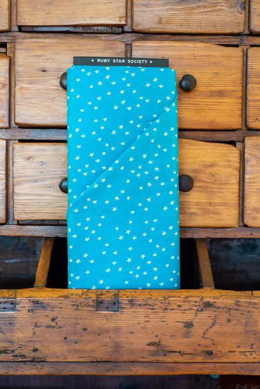 Ruby Star Society Starry Fabric BTHY Color: Vintage Blue