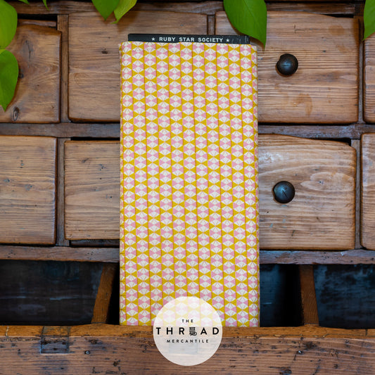 Happy Hexie in Golden Hour - MERRY HAPPY by Ruby Star Society / Sold in Half-Yard Increments