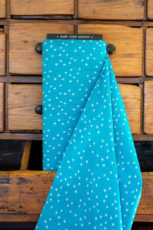 Ruby Star Society Starry Fabric BTHY Color: Vintage Blue