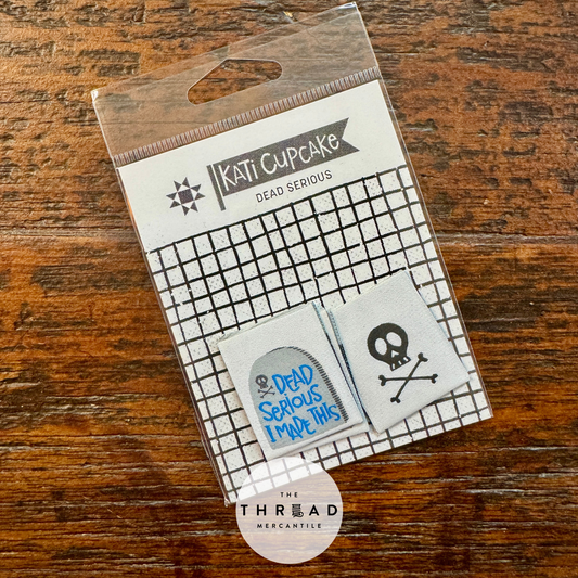 Kati Cupcake Sew-In Labels:  Dead Serious