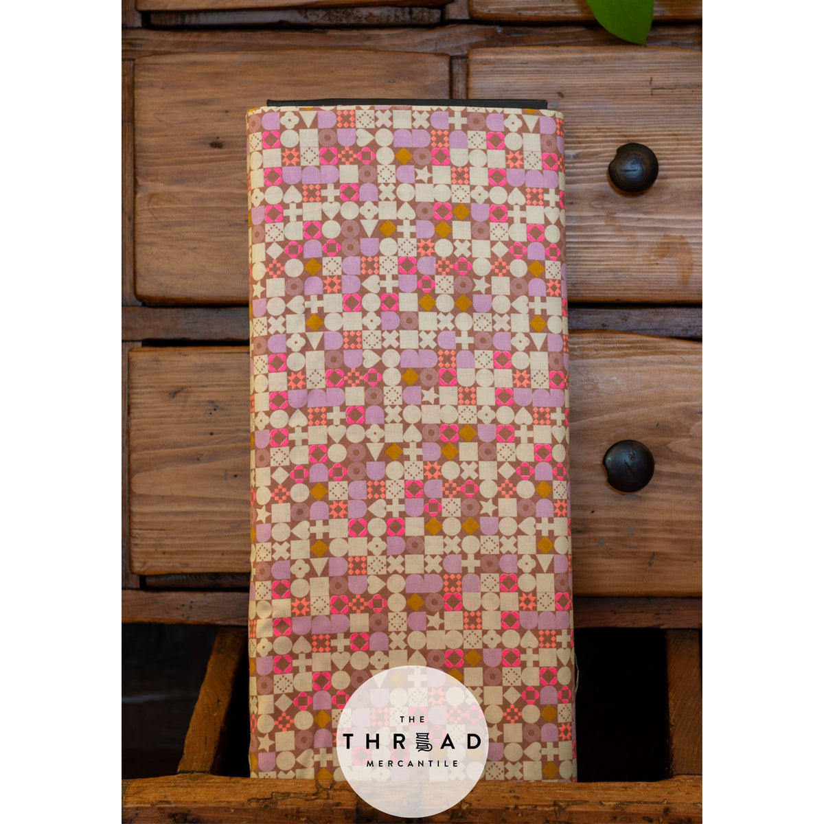 In Stock & Shipping NOW!  Ruby Star Society "LoFi" Linens - Blocked in LILAC / Sold in Half-Yard Increments