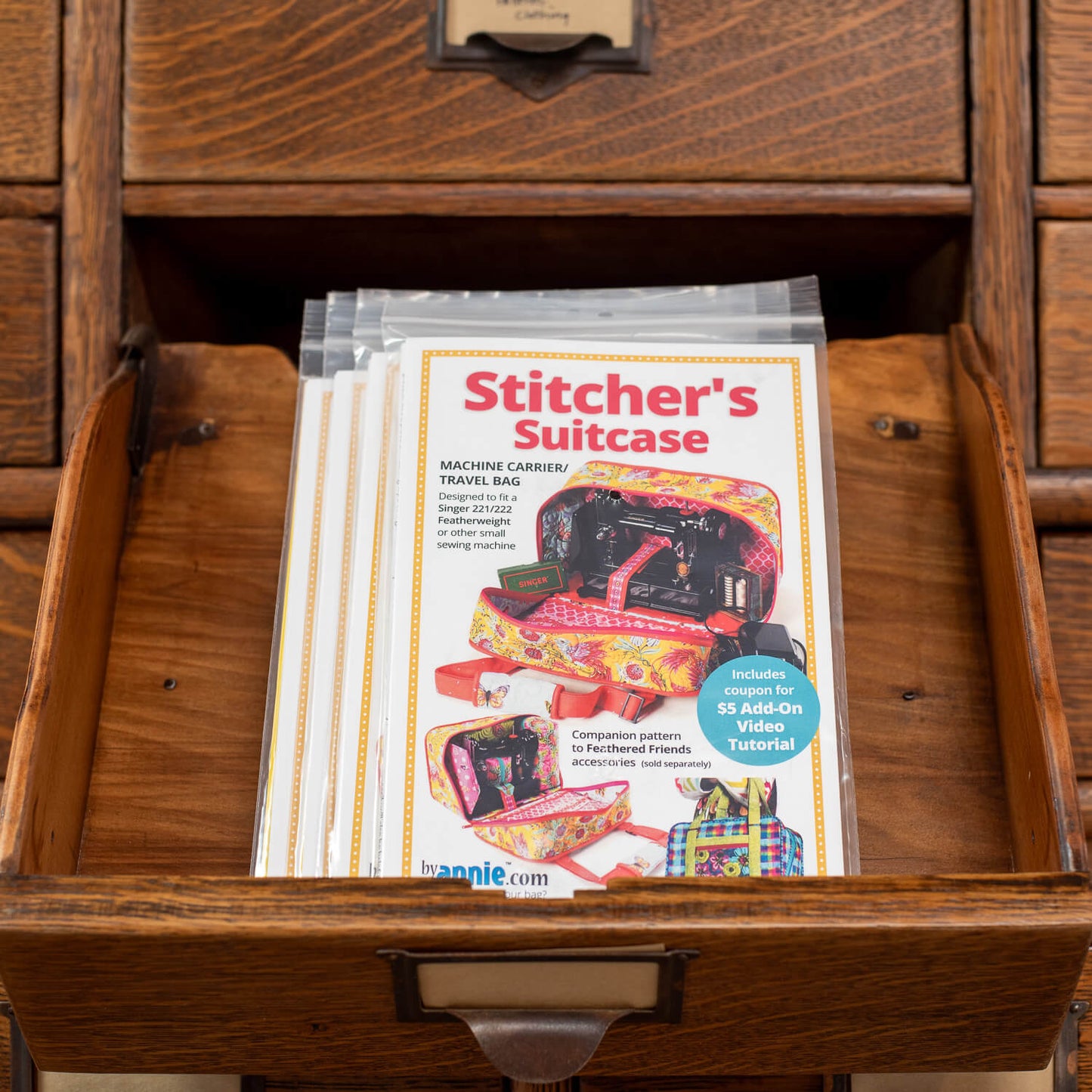 ByAnnie Stitcher's Suitcase Pattern - Singer Featherweight Carry Bag/Retreat Bag