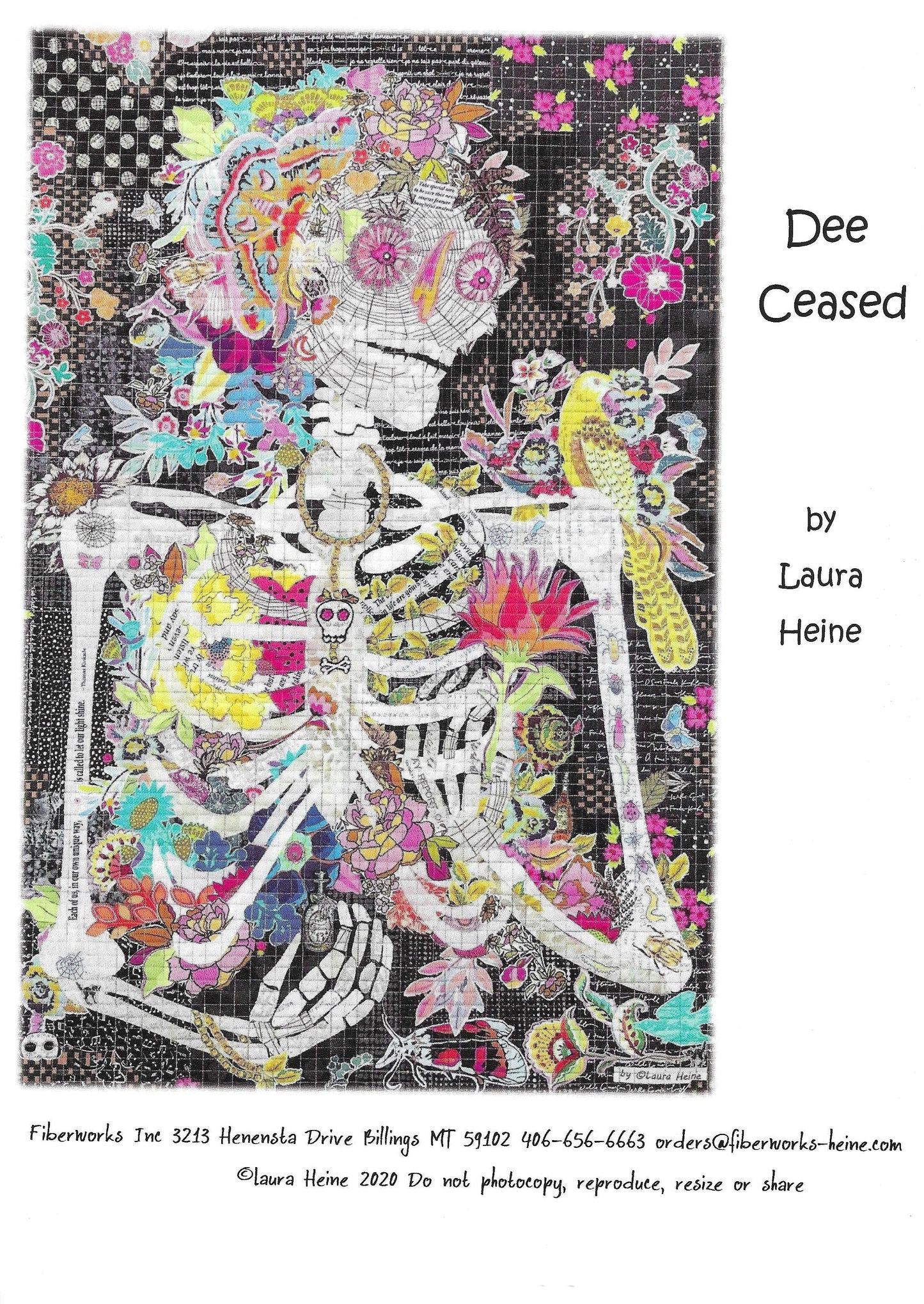Dee Ceased | Laura Heine | Collage Quilting Pattern