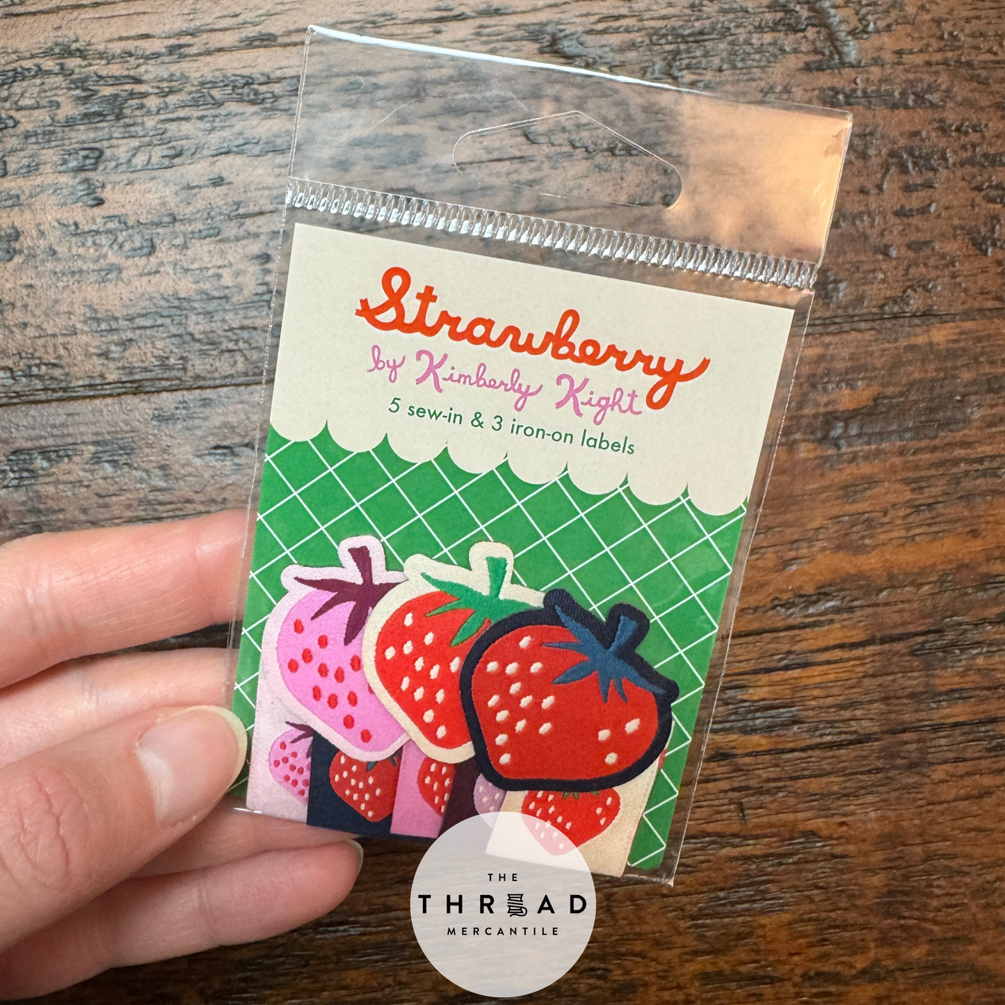 Ruby Star Society | LollyTags |  Strawberry Classic  |  Pack of 5 Sew-In & 3 Iron-On Labels