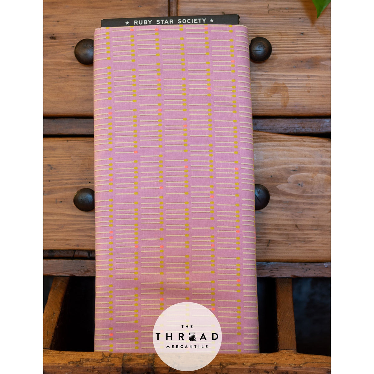 In Stock & Shipping NOW!  Ruby Star Society "LoFi" Linens - Meet Your Match in WISTERIA / Sold in Half-Yard Increments