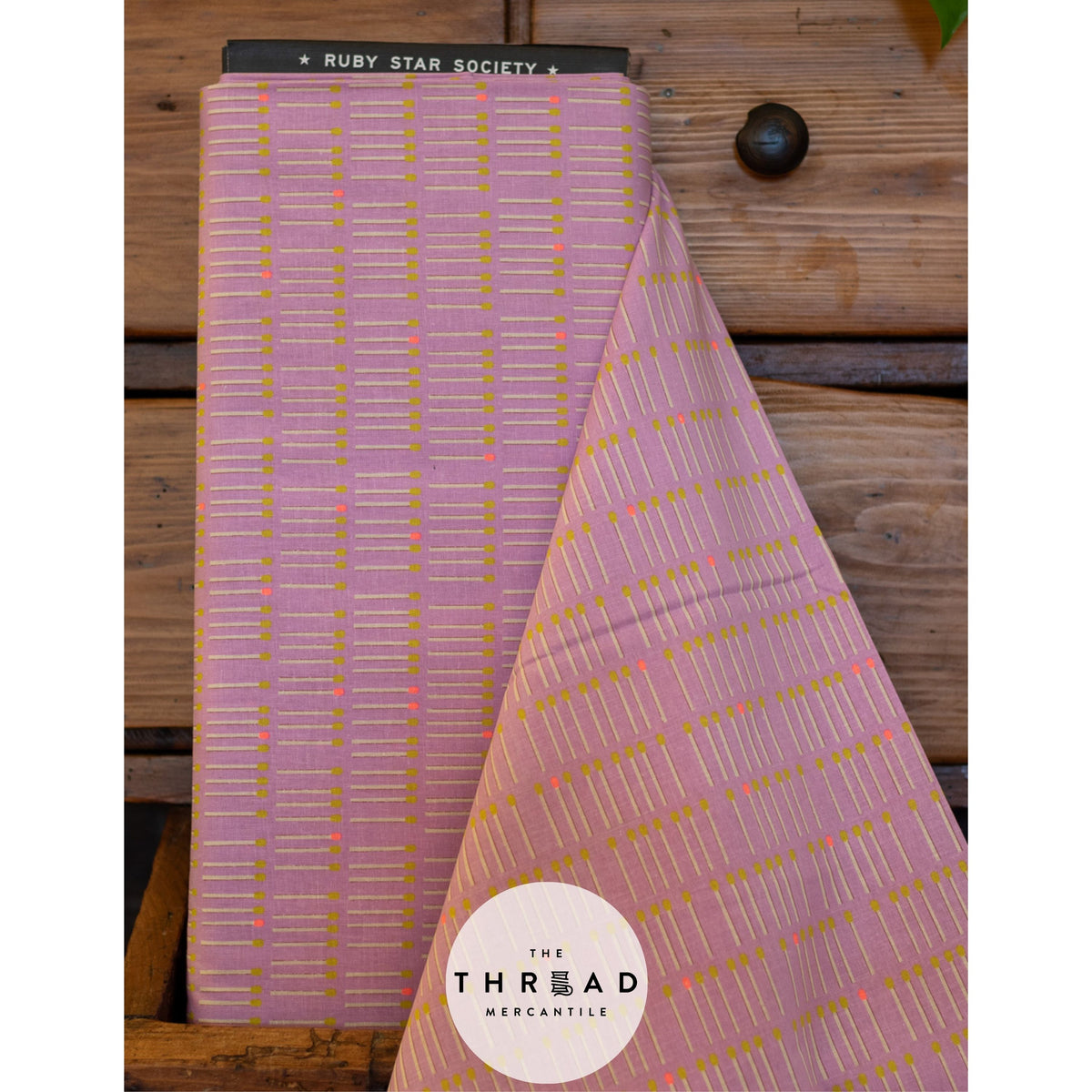 In Stock & Shipping NOW!  Ruby Star Society "LoFi" Linens - Meet Your Match in WISTERIA / Sold in Half-Yard Increments
