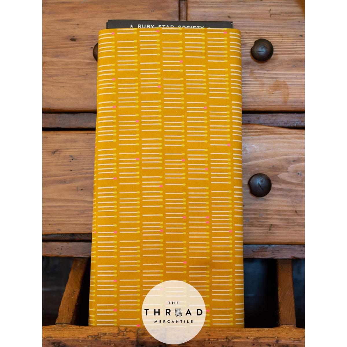 In Stock & Shipping NOW!  Ruby Star Society "LoFi" Linens - Meet Your Match in CACTUS / Sold in Half-Yard Increments