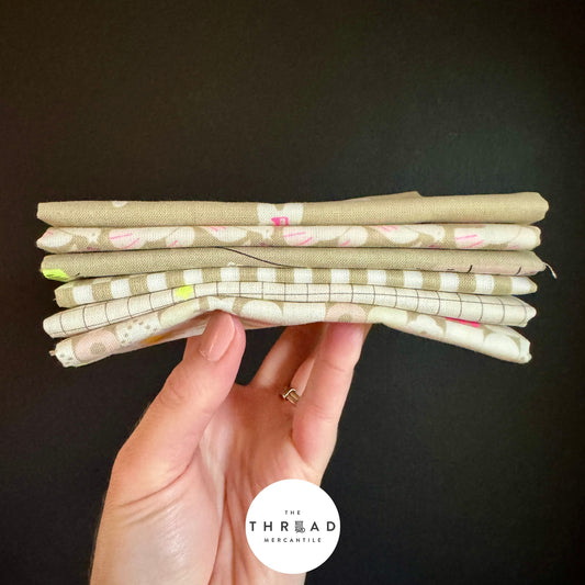 Ruby Star Society LoFi Linens FQ Bundle - the KHAKI Colorway / Low Volume