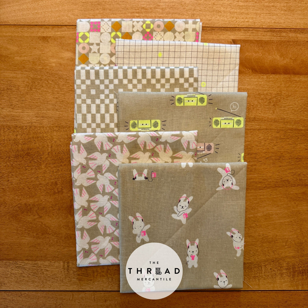 Ruby Star Society LoFi Linens FQ Bundle - the KHAKI Colorway / Low Volume