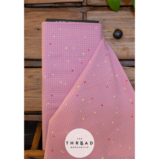In Stock & Shipping NOW!  Ruby Star Society "LoFi" Linens - Power Grid in WISTERIA / Sold in Half-Yard Increments