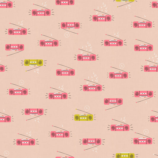 PRE-ORDER:  AUG 2026 Release!  Ruby Star Society "LoFi" Linens - Boom in PEACH BLOSSOM / Sold in Half-Yard Increments