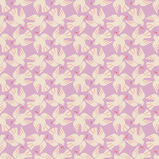 PRE-ORDER:  AUG 2026 Release!  Ruby Star Society "LoFi" Linens - Flock Yeah in WISTERIA / Sold in Half-Yard Increments