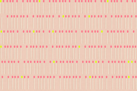 PRE-ORDER:  AUG 2026 Release!  Ruby Star Society "LoFi" Linens - Meet Your Match in PEACH BLOSSOM / Sold in Half-Yard Increments
