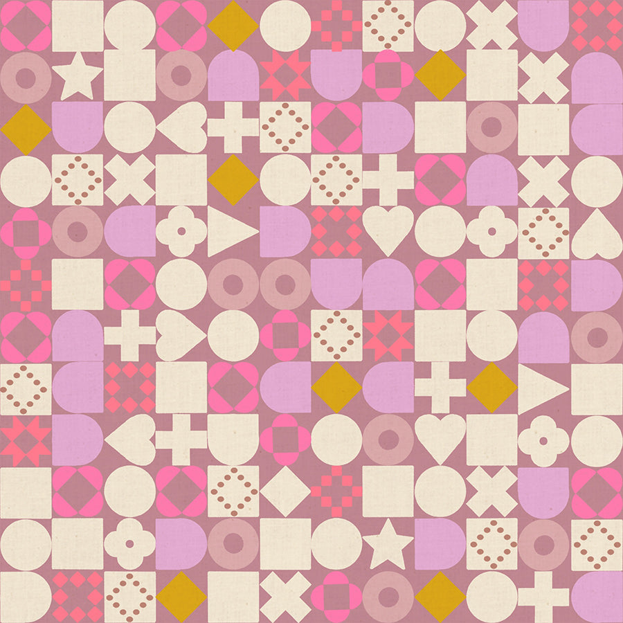 PRE-ORDER:  AUG 2026 Release!  Ruby Star Society "LoFi" Linens - Blocked in LILAC / Sold in Half-Yard Increments