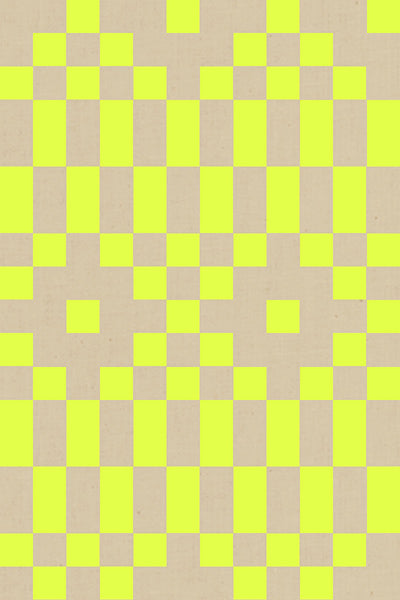 PRE-ORDER:  AUG 2026 Release!  Ruby Star Society "LoFi" Linens - Bitmapped in NEON YELLOW / Sold in Half-Yard Increments