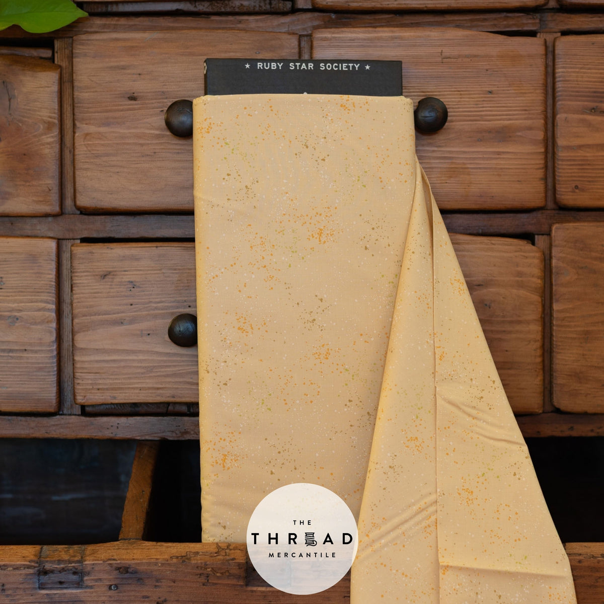 Ruby Star Society Speckled Fabric BTHY Color: CREME BRULEE