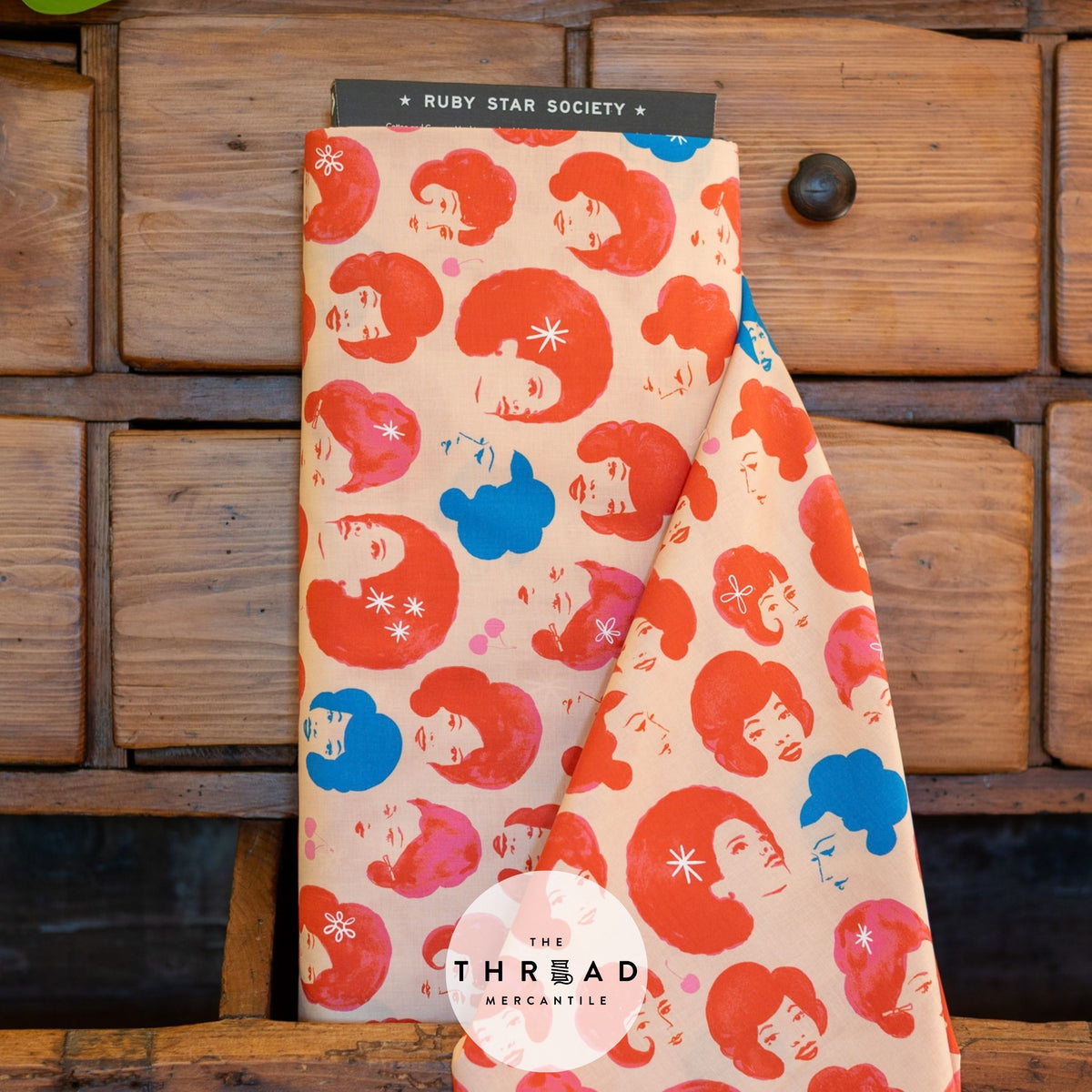 In Stock & Shipping NOW!  Ruby Star Society "Sparkle Mart" BTHY Dottie's Friends in PEACH BLOSSOM