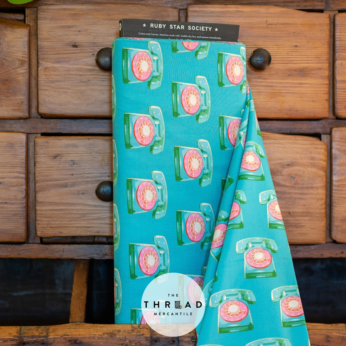 In Stock & Shipping NOW!  Ruby Star Society "Sparkle Mart" BTHY Telephones in DARK TURQUOISE