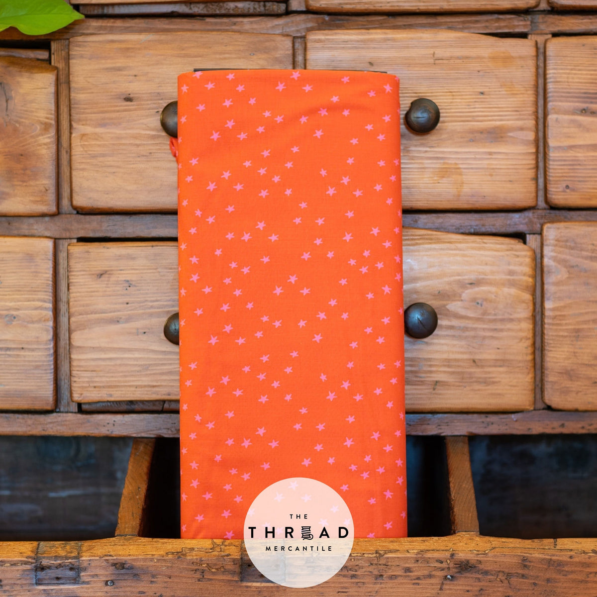 Ruby Star Society Starry Fabric BTHY Color: WARM RED