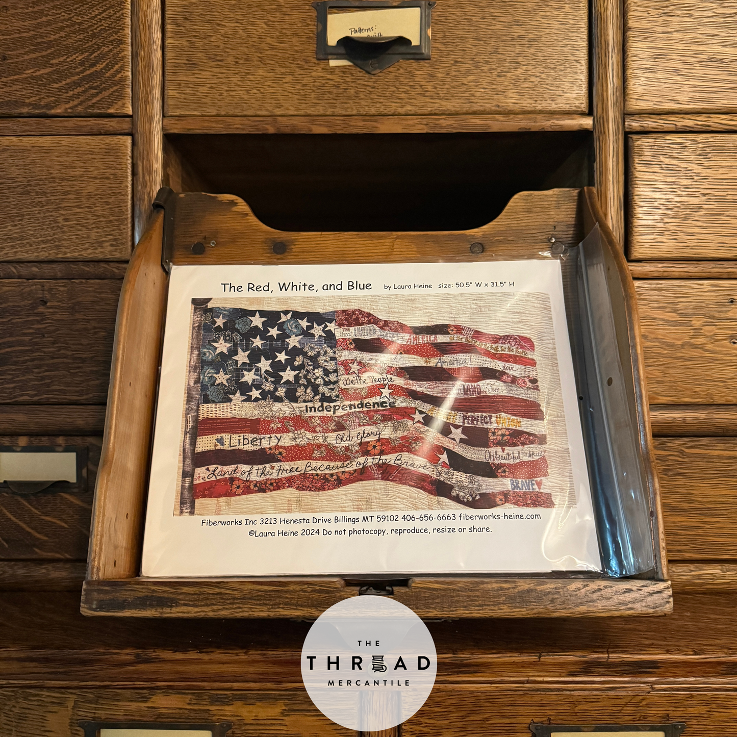 The Red, White & Blue | Laura Heine | Collage Quilting Pattern