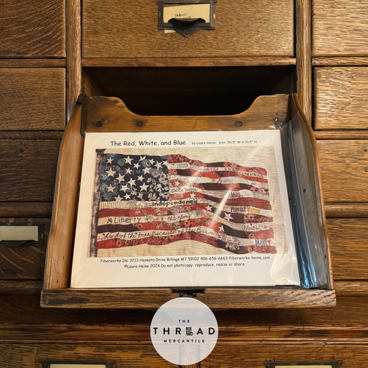 The Red, White & Blue | Laura Heine | Collage Quilting Pattern