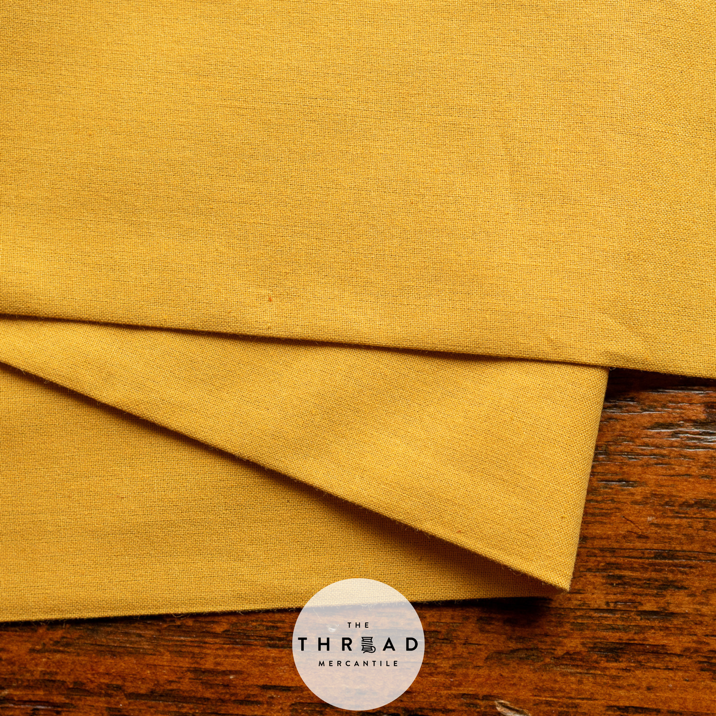 Fableism Watercolor Wovens in Mustard / Sold by the Half-Yard