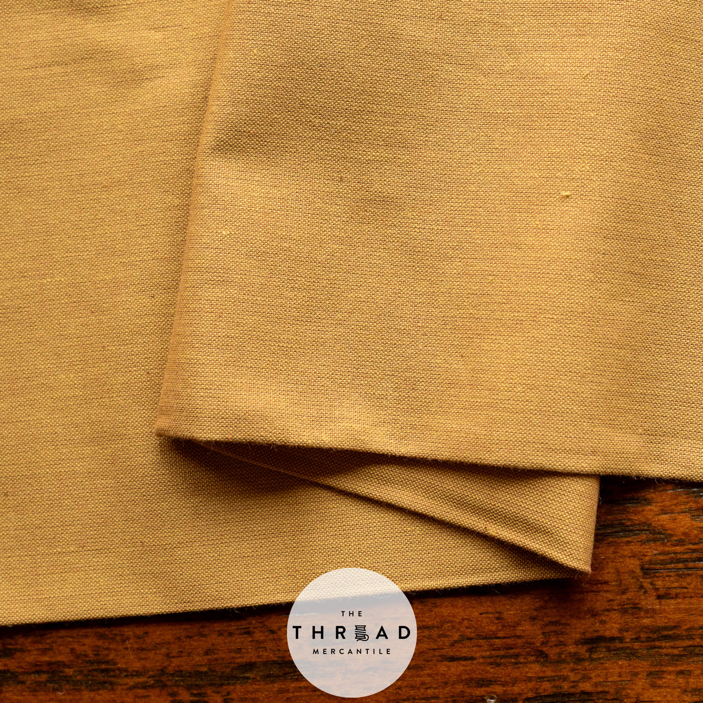Fableism Watercolor Wovens in Ochre / Sold by the Half-Yard