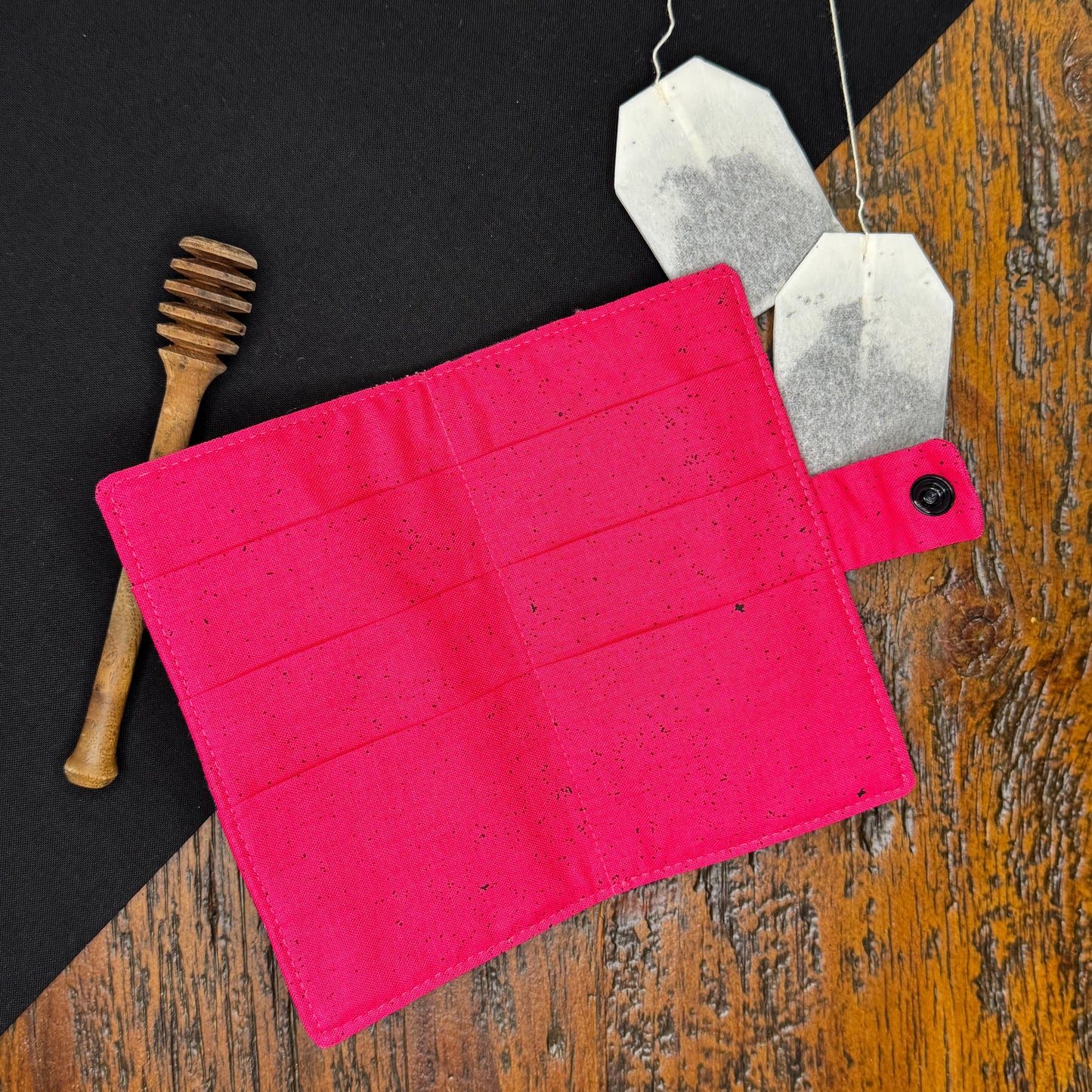 Modern Tea Wallet Echinacea/Coneflower Design