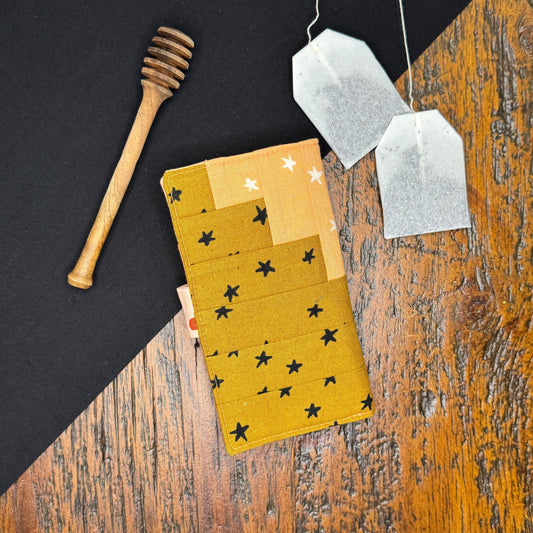 Modern Tea Wallet Log Cabin Quilt Block Design