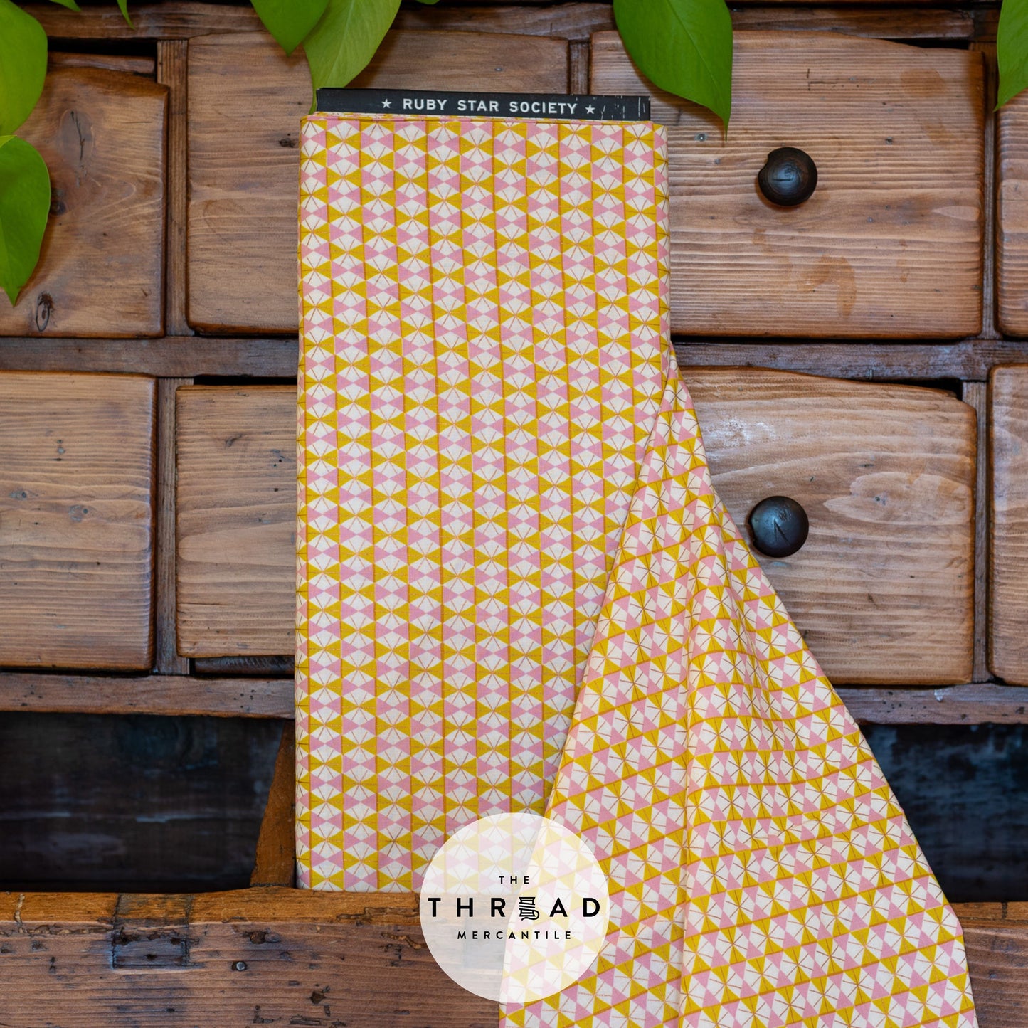 Happy Hexie in Golden Hour - MERRY HAPPY by Ruby Star Society / Sold in Half-Yard Increments