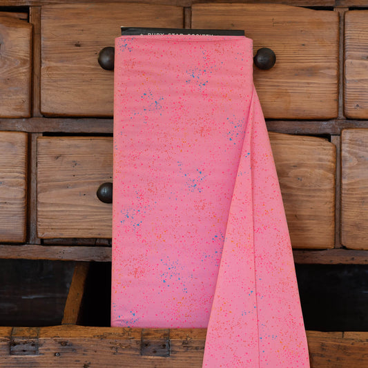 Ruby Star Society Speckled Fabric BTHY Color: Flamingo