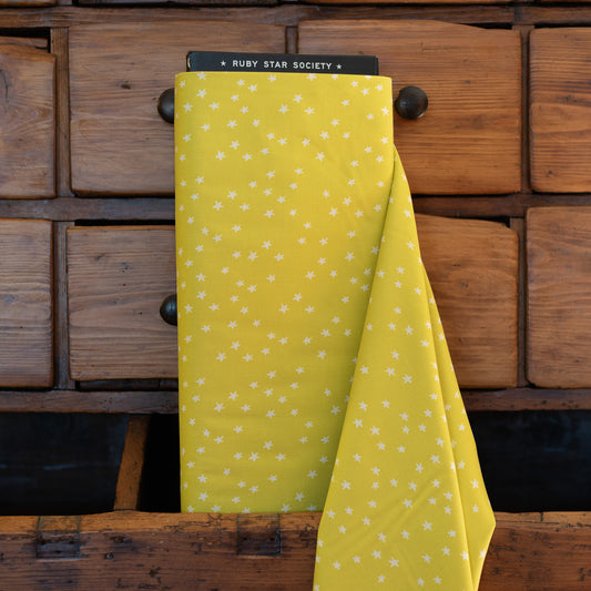 Ruby Star Society Starry Fabric BTHY Color: Citron