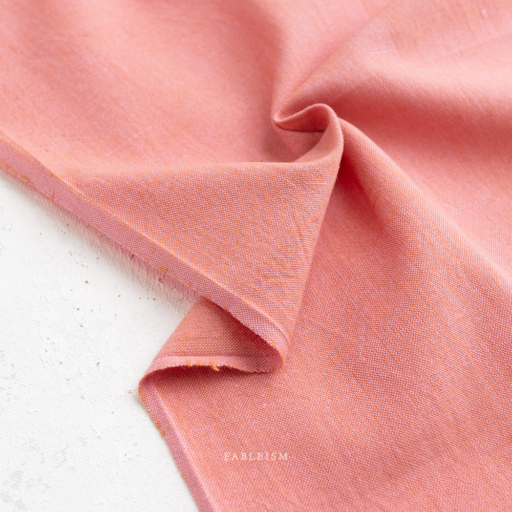 Fableism Watercolor Wovens in Bubblegum / Sold by the Half-Yard